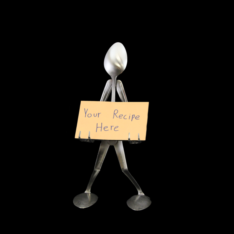 Recipe Card Stand - Spoon
