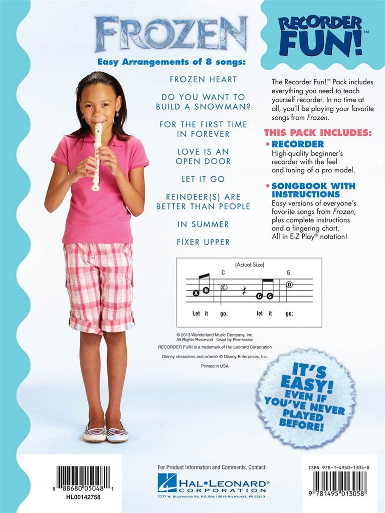 Frozen - Recorder Fun!