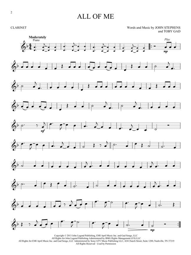 Simple Songs - Clarinet