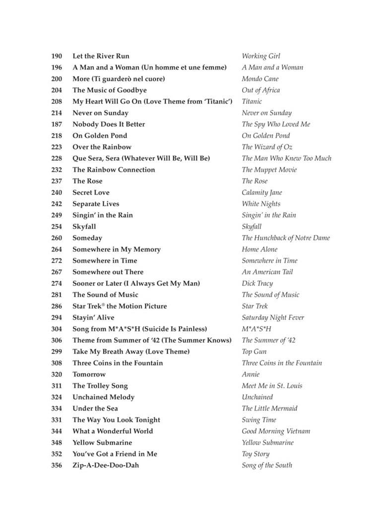 The Big Book of Movie Music - 3rd Edition