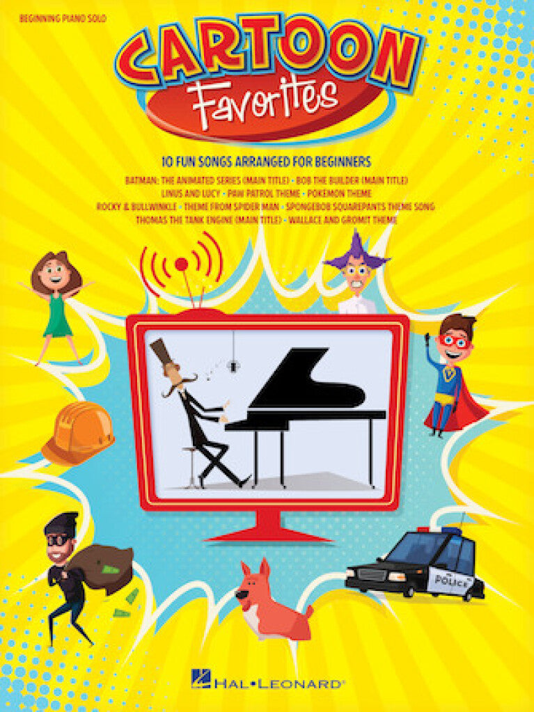 Cartoon Favorites - Piano Solo