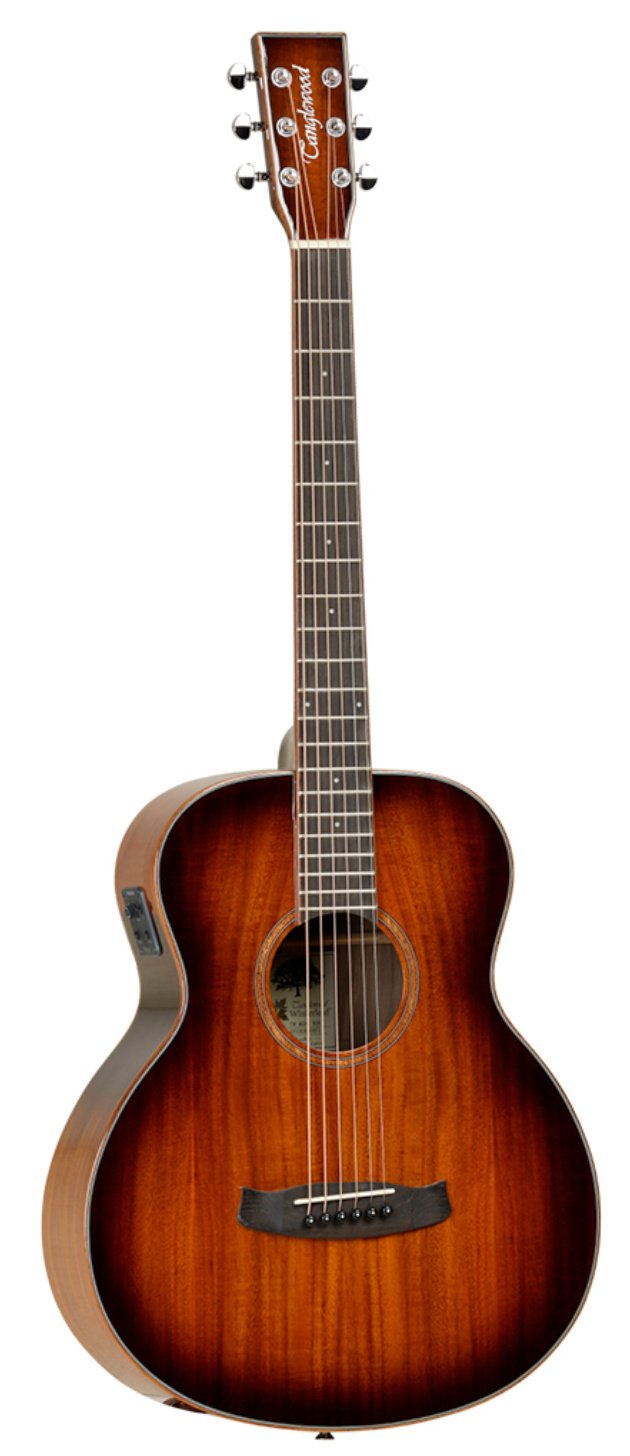 Tanglewood Mini Folk Autumn Burst Electro Acoustic Guitar (TWMINI-KOA)