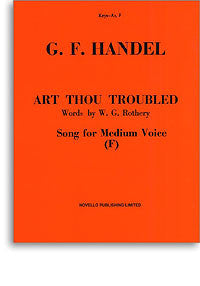 Art Thou Troubled Handel Med Voice