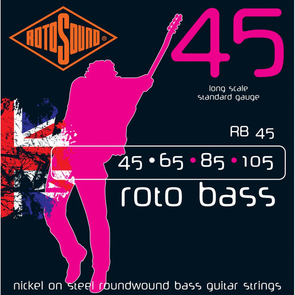 Rotosound Nickel Medium Gauge Roundwound Bass Strings