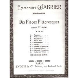 Chabrier, E.: Idylle from Dix Pieces Pittoreques