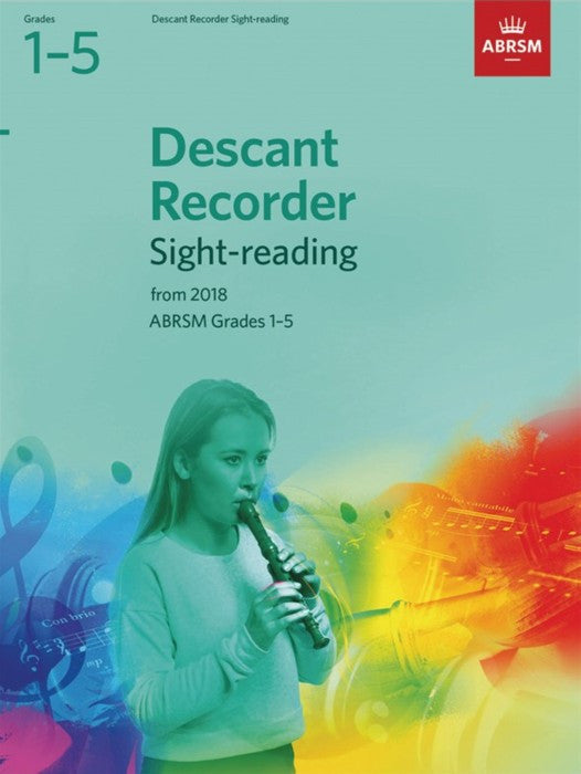 Descant Recorder Sight Reading Gr 1-5 2018 ABRSM