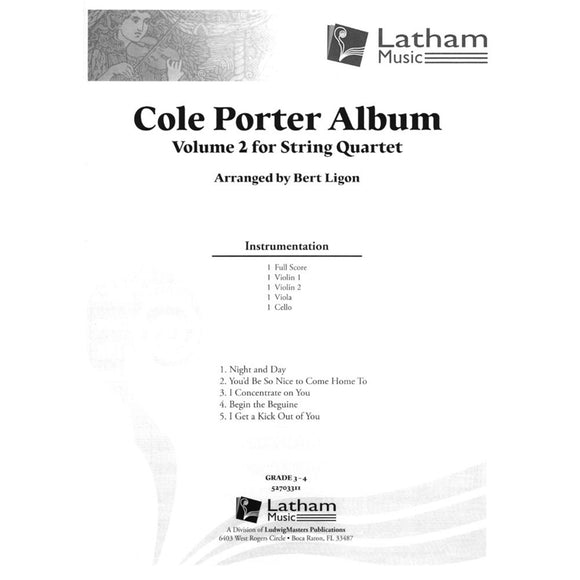 Cole Porter Album Score Vol. 2