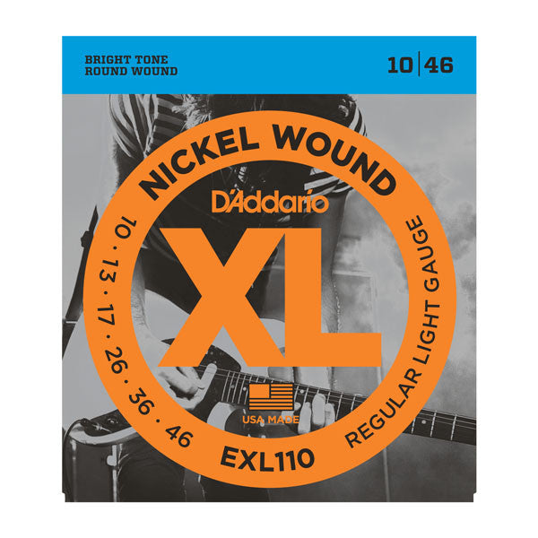 D'Addario XL Reg. Light Gauge Electric Guitar Str