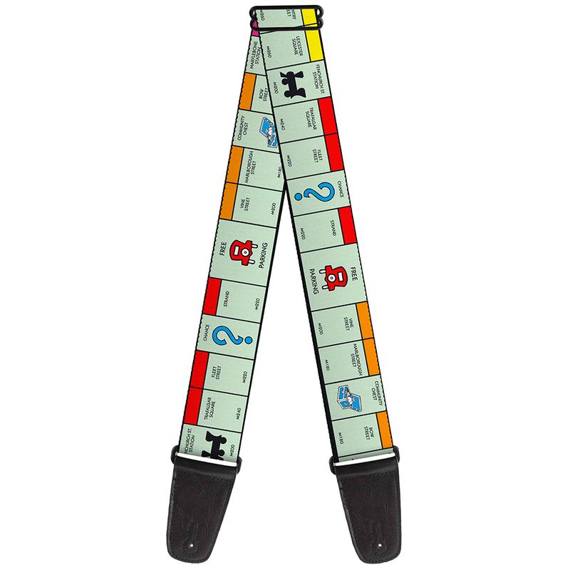 Licensed Monopoly UK Version Guitar Strap