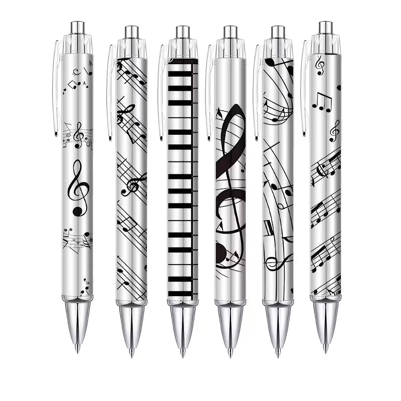 Music Themed Ballpoint Pen - Black Ink