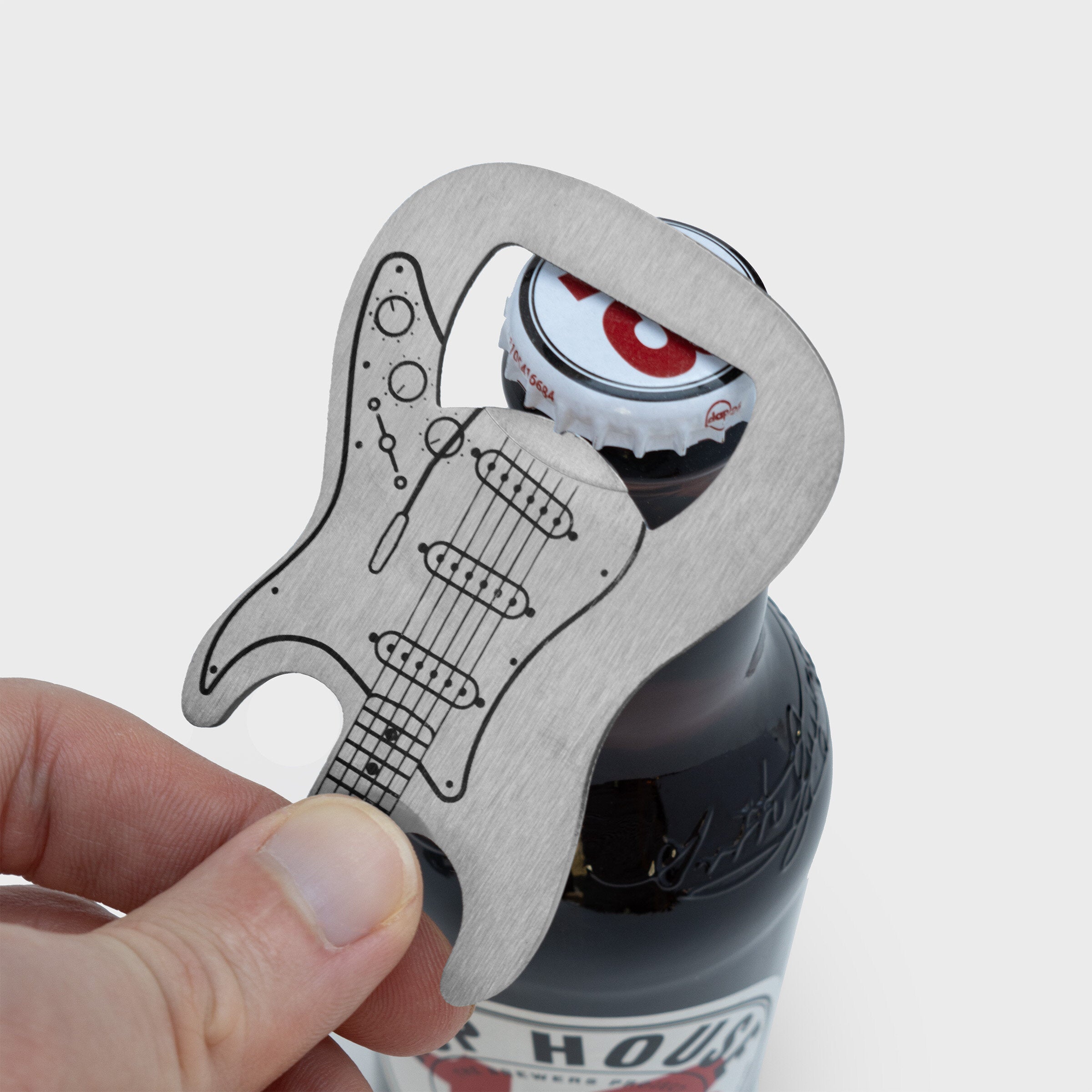 Rockstar Guitar Bottle Opener - Blues