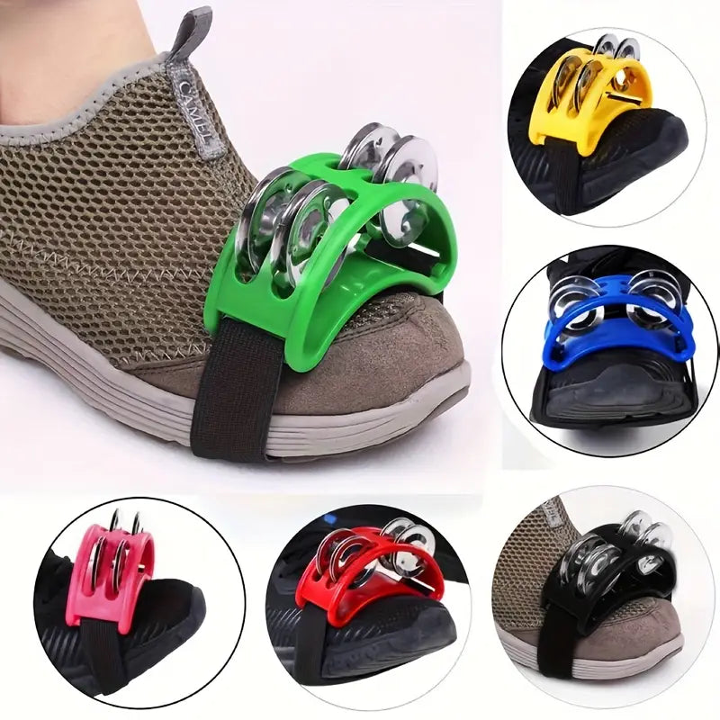 Double Row Foot Tambourine