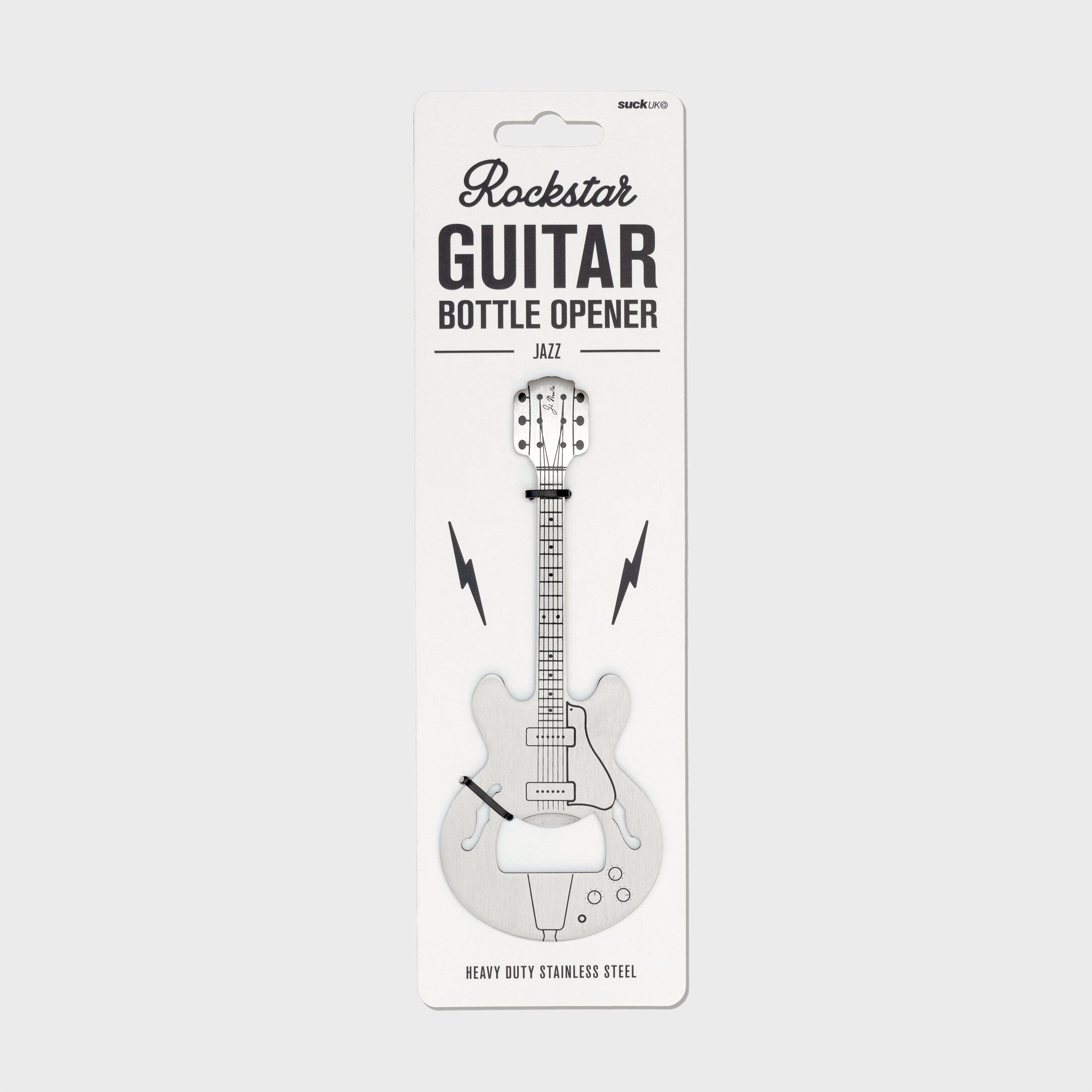 Rockstar Guitar Bottle Opener - Jazz