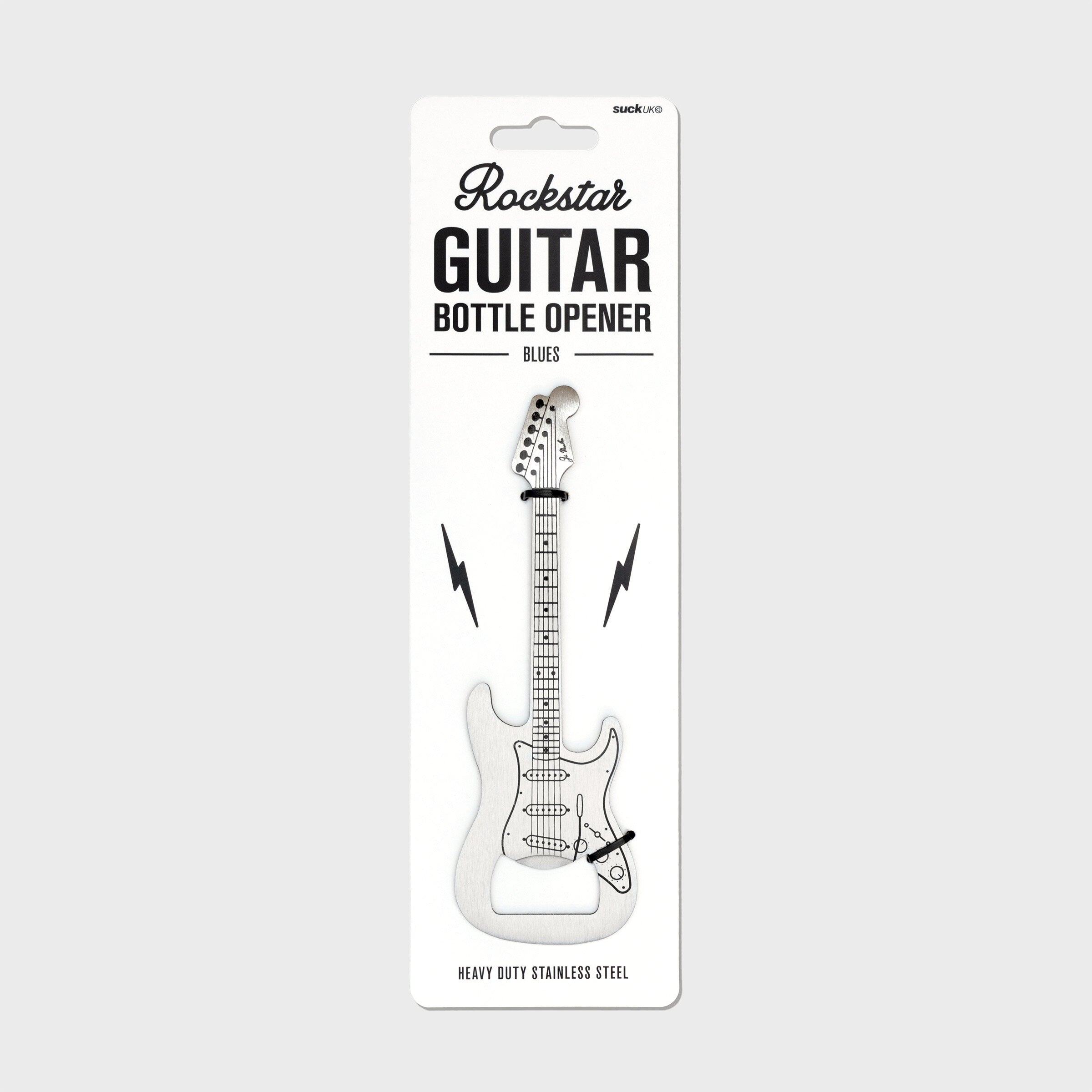 Rockstar Guitar Bottle Opener - Blues