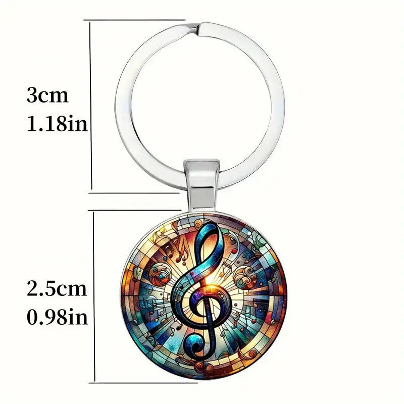 Treble Clef Keyring