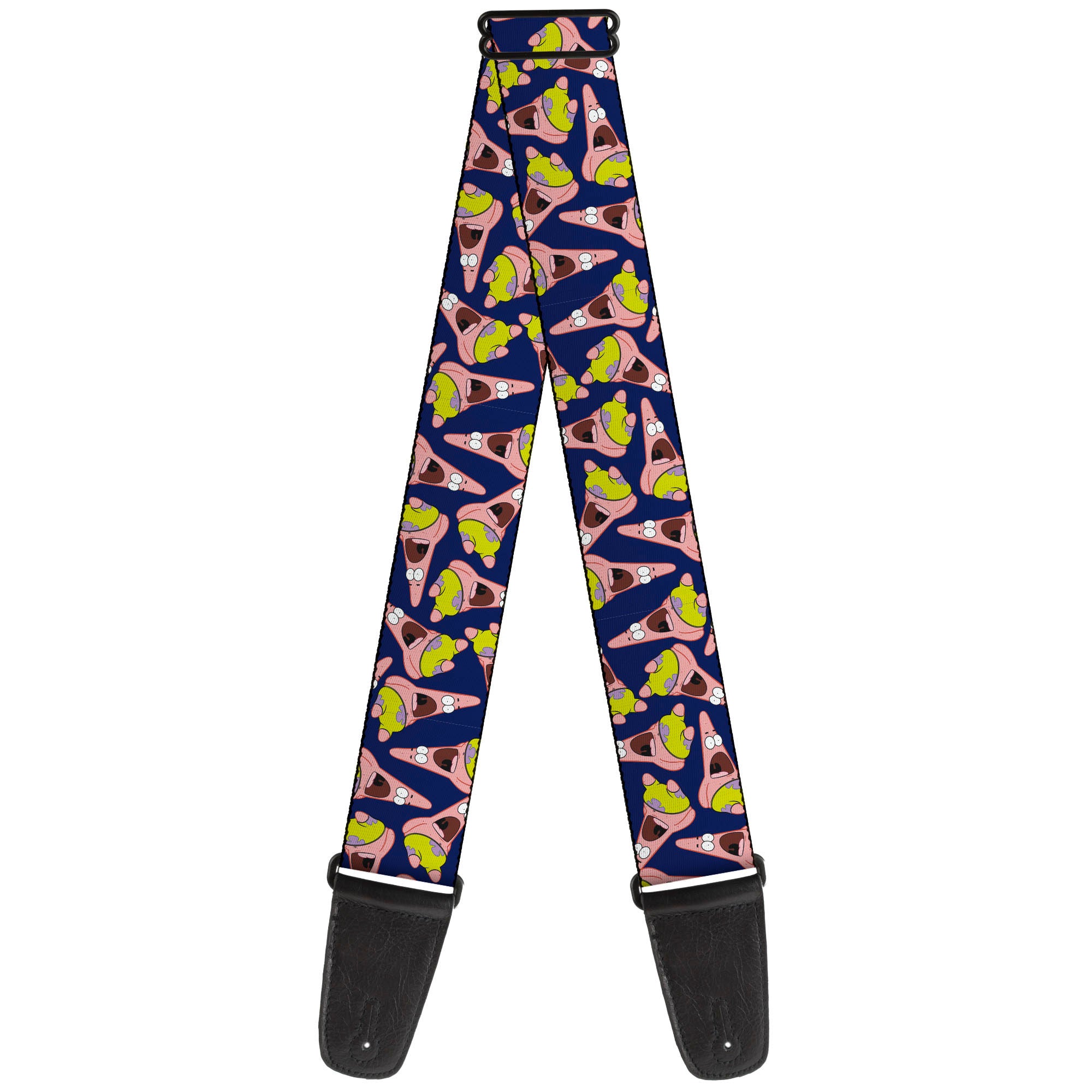 Licensed Patrick Starﬁsh Pose Purple Guitar Strap