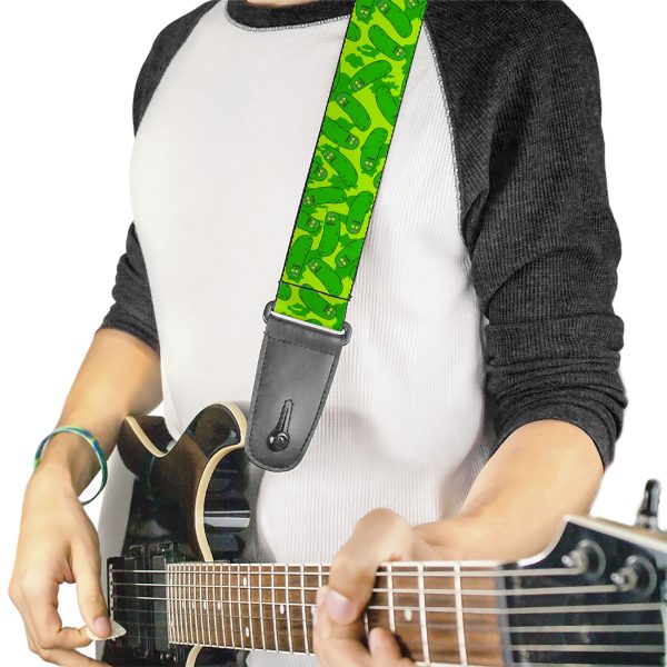 Licensed Rick and Morty Pickle Rick Guitar Strap