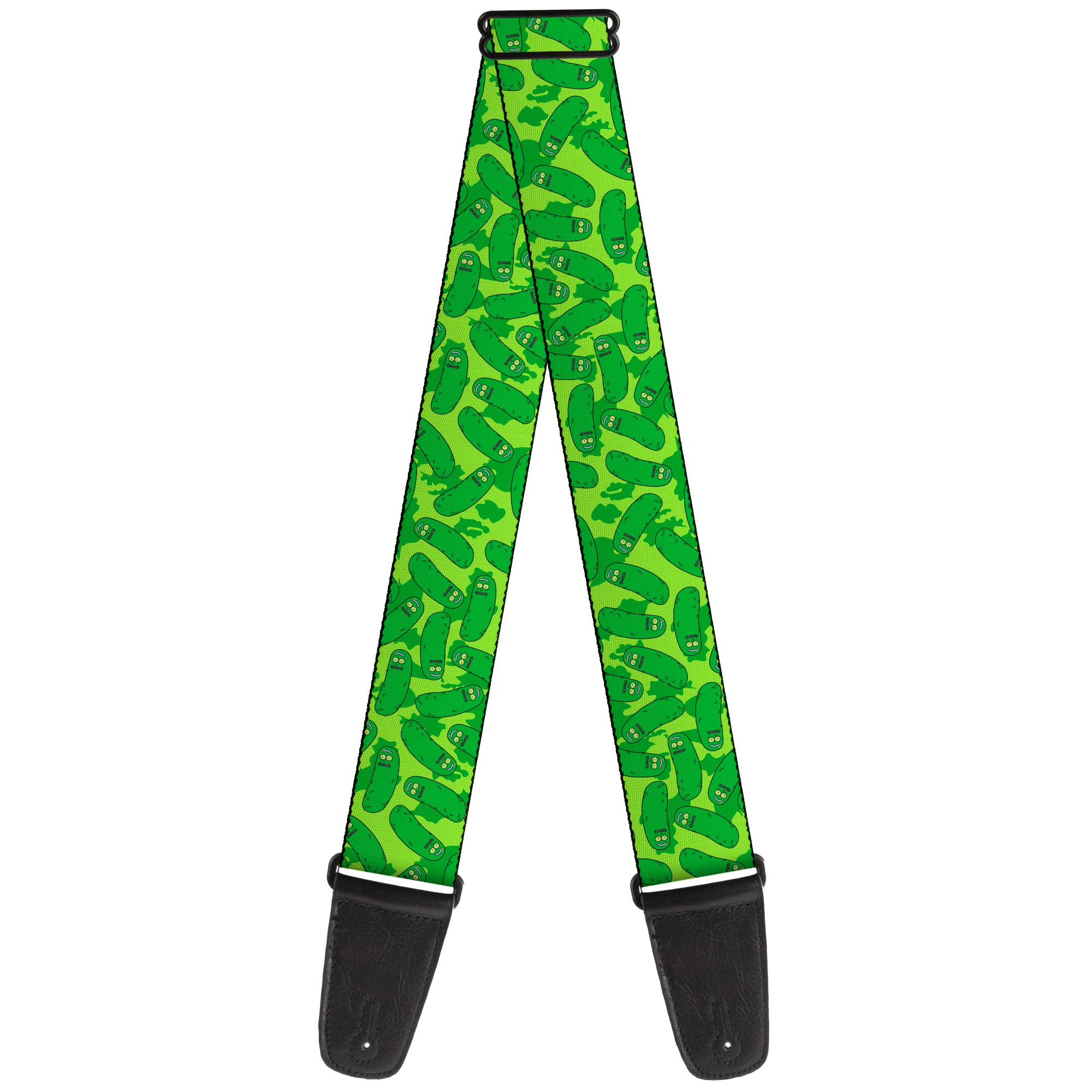 Licensed Rick and Morty Pickle Rick Guitar Strap