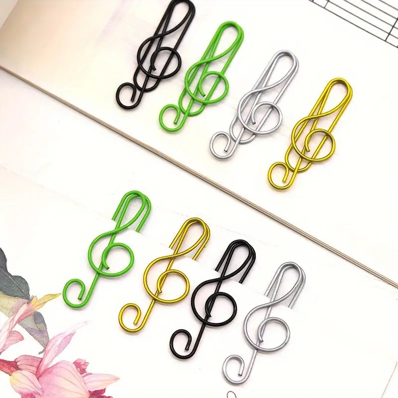 40 Treble Clef Paper Clips