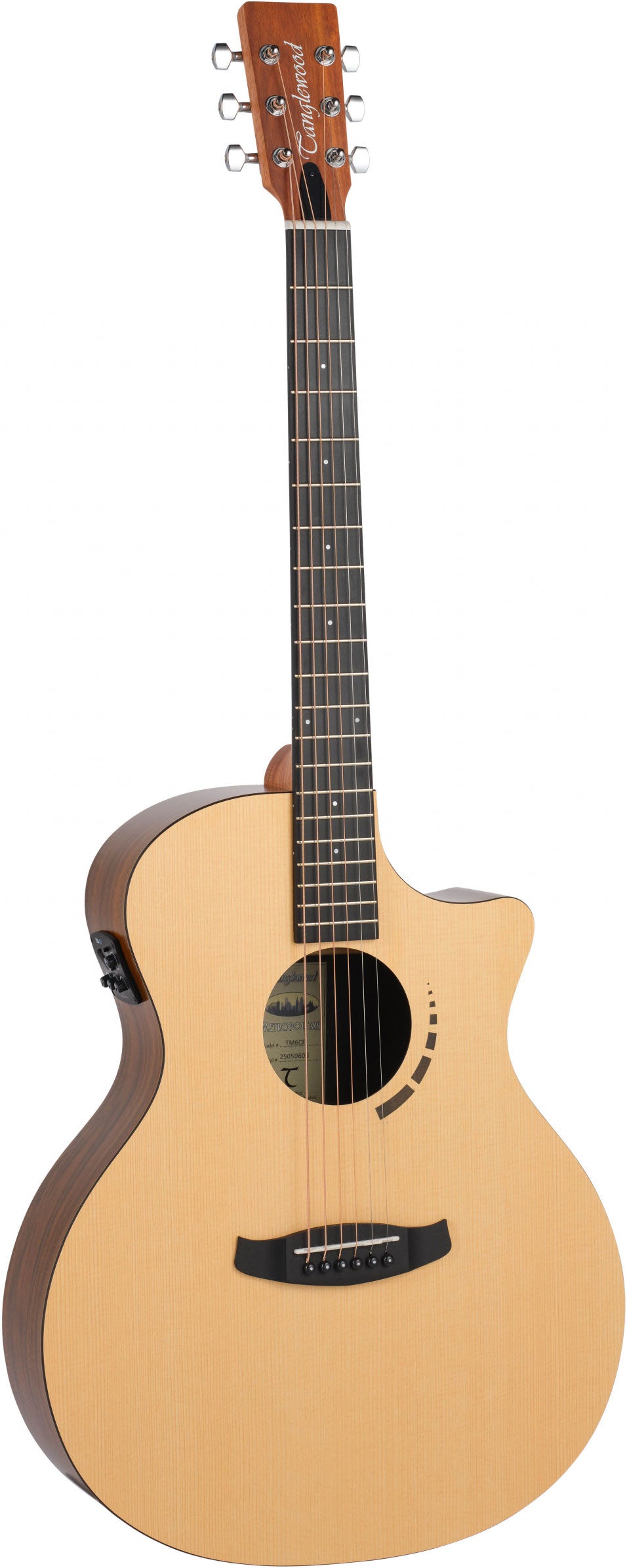 Tanglewood TM6CE Metropolitan Auditorium Venetian Cut Electro Acoustic Guitar