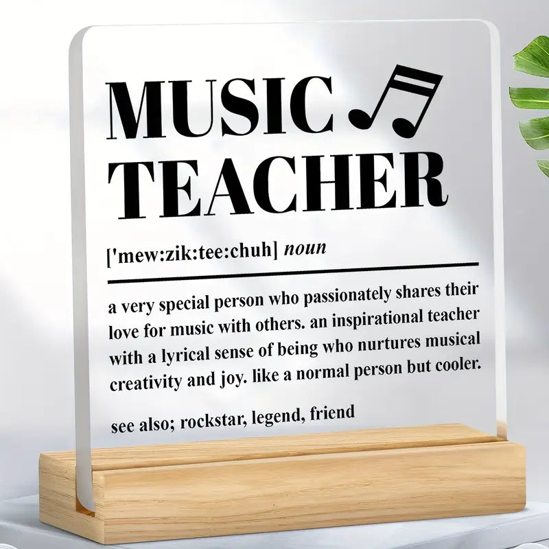 Music Teacher Desk Decor