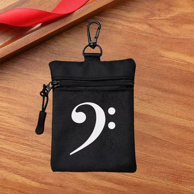 Bass Clef Coin Pouch