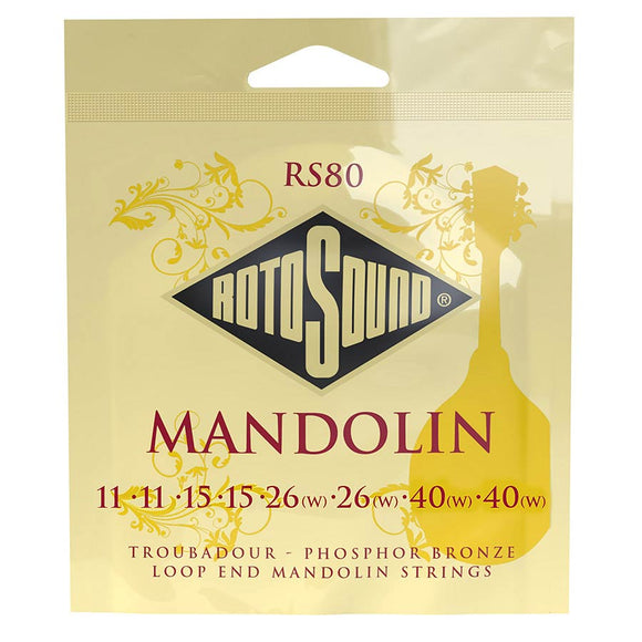 RS80 Rotosound Mandolin Phosphor Bronze Set