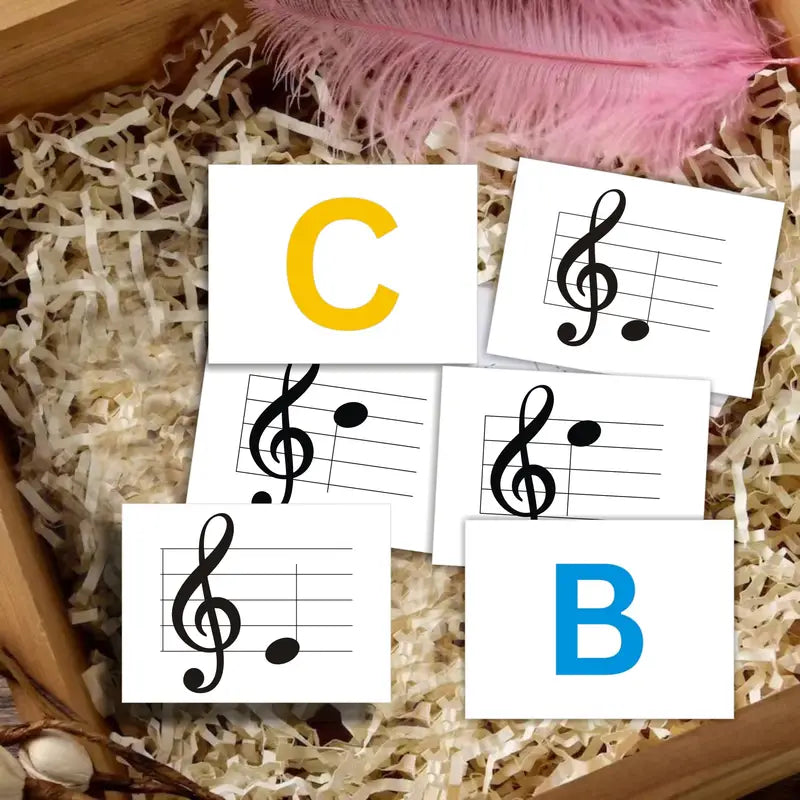 Music Notes Flashcards Set