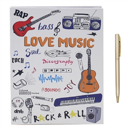 Love Music Notebook Set