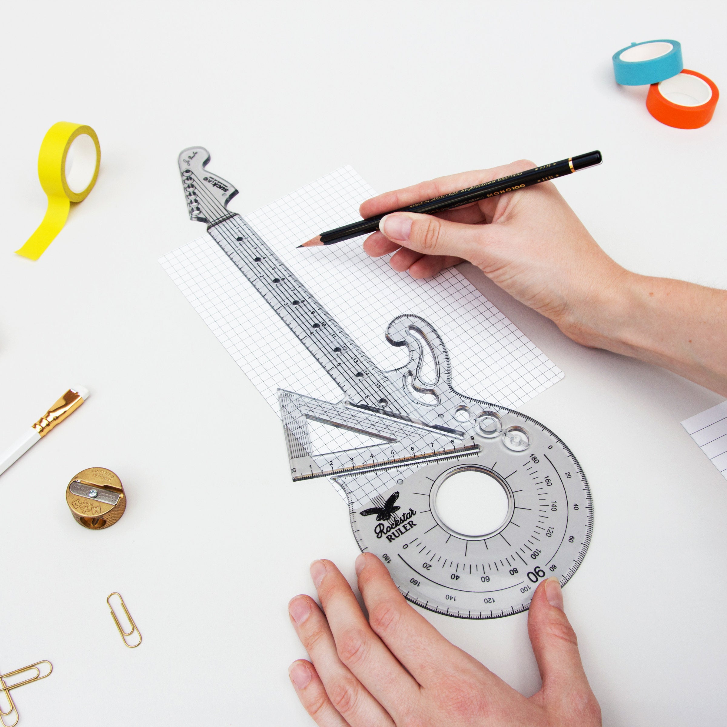 Rockstar Guitar Ruler