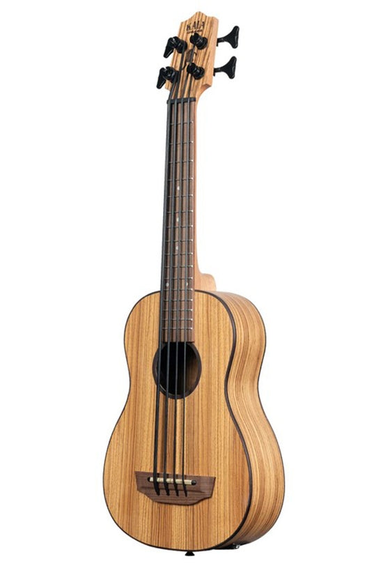 Kala Electro-Acoustic Zebrawood U-Bass (UBASS-ZEB-FS)