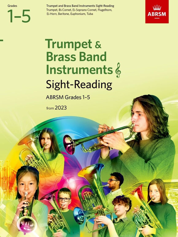 ABRSM Sight-Reading for Trumpet & Brass Band Instruments, Grades 1-5, from 2023 (Treble Clef)