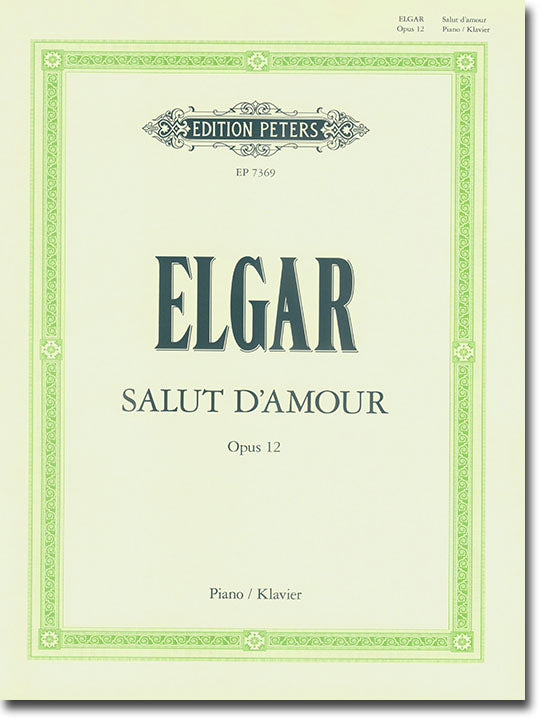 Elgar, E.: Salut d'amour for solo piano