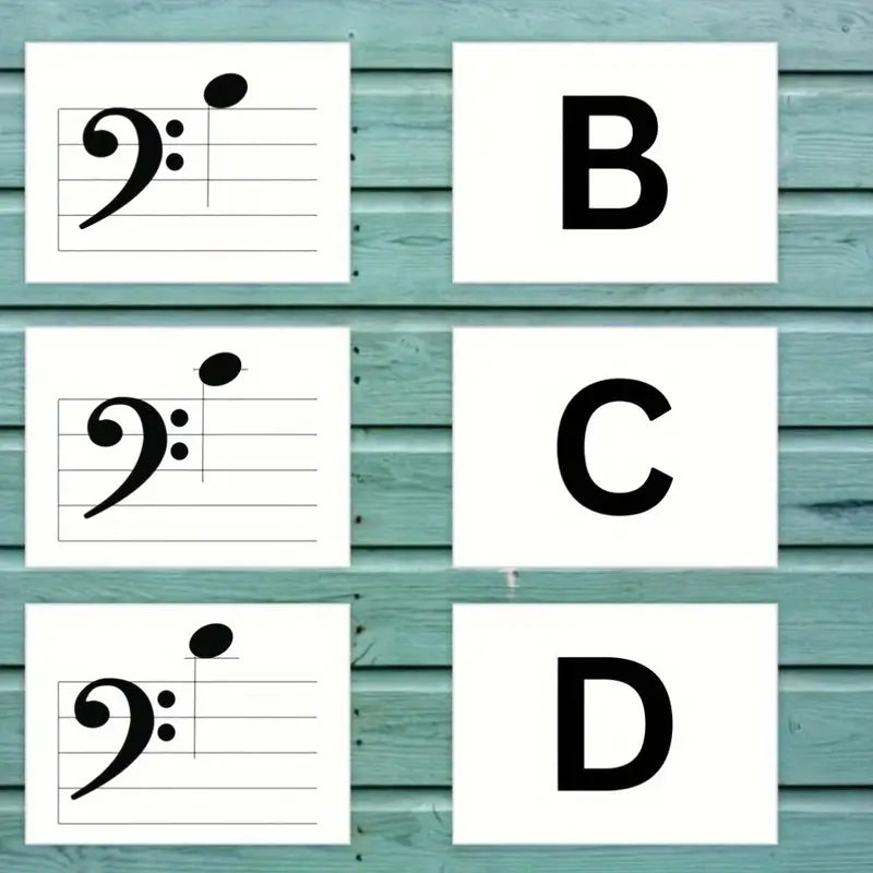 Music Notes Flashcards Set