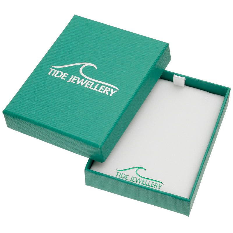 Tide Jewellery Inlaid Paua Shell Treble Clef Necklace