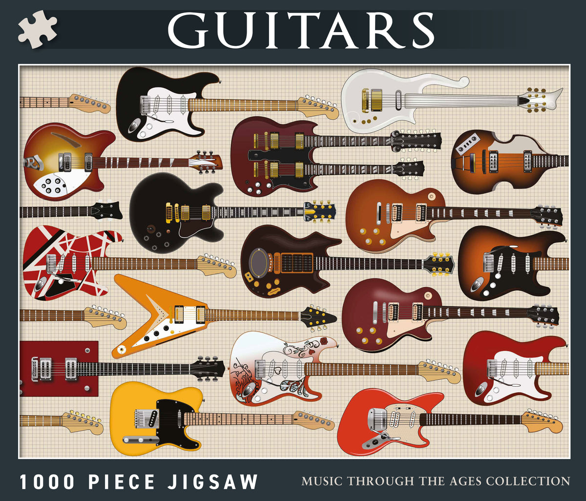 Guitars 1000 Piece Jigsaw