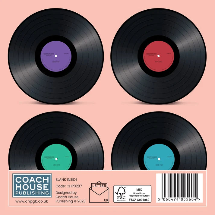 Vinyl Greetings Card
