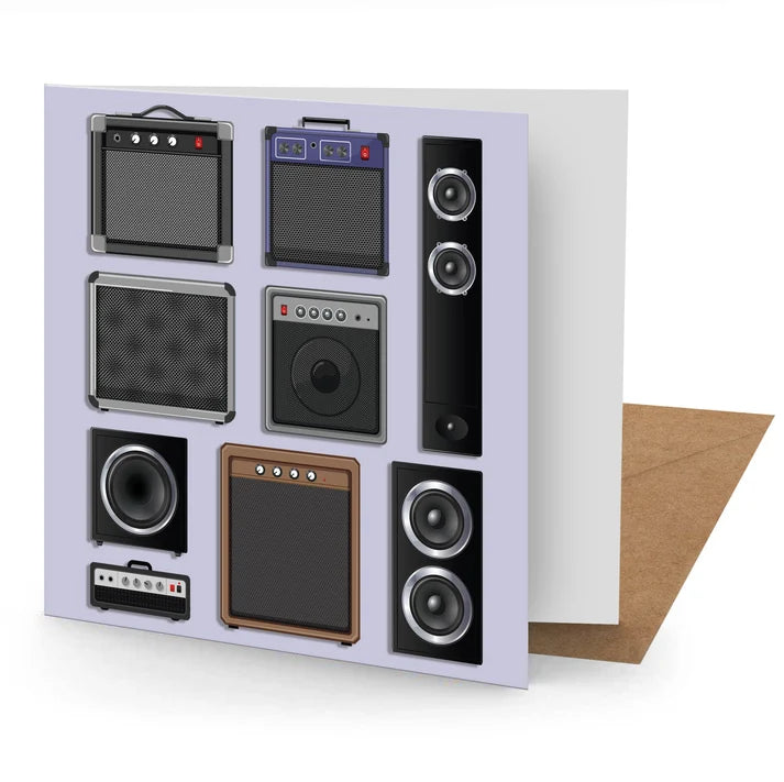 Speakers Greetings Card