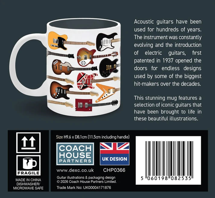 Guitars Ceramic Mug (11oz) (CHP0366)