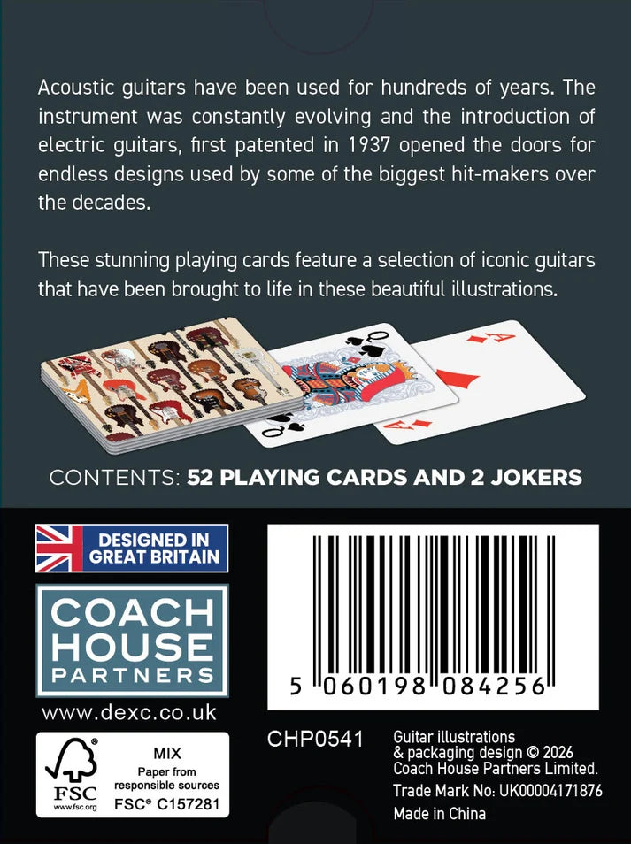 Guitars Playing Cards (CHP0541)