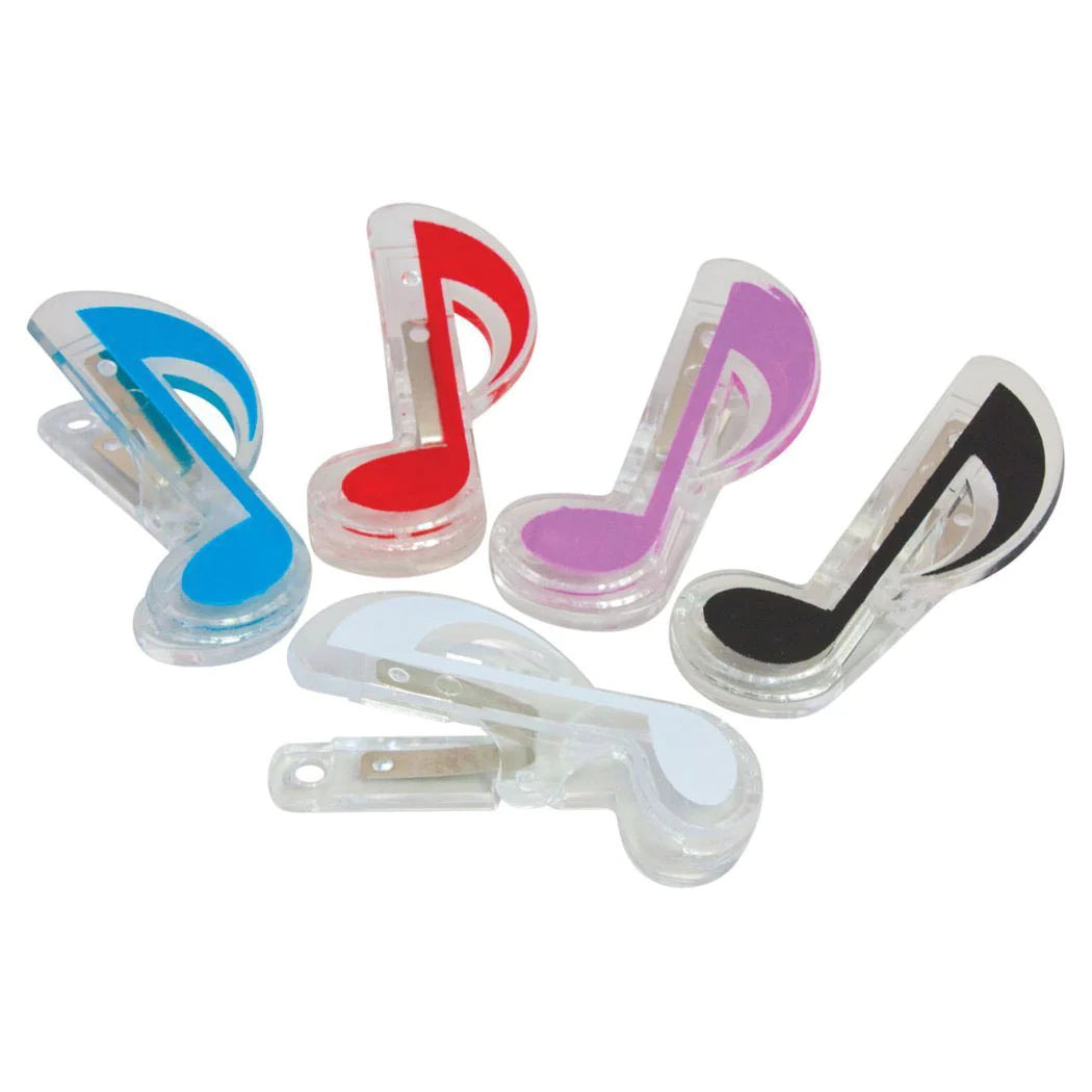 Quaver musical note paper clip