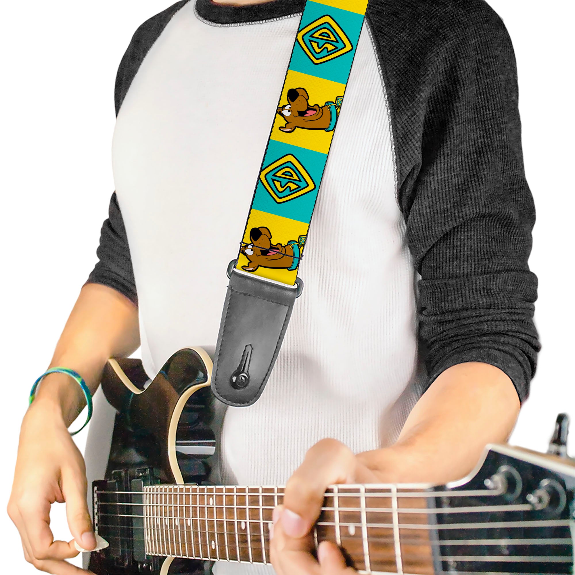 Licensed Scooby Doo Pose Dog Collar Guitar Strap