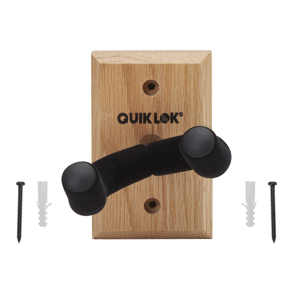 Quiklok Wall Mounted Guitar Hanger-Wood