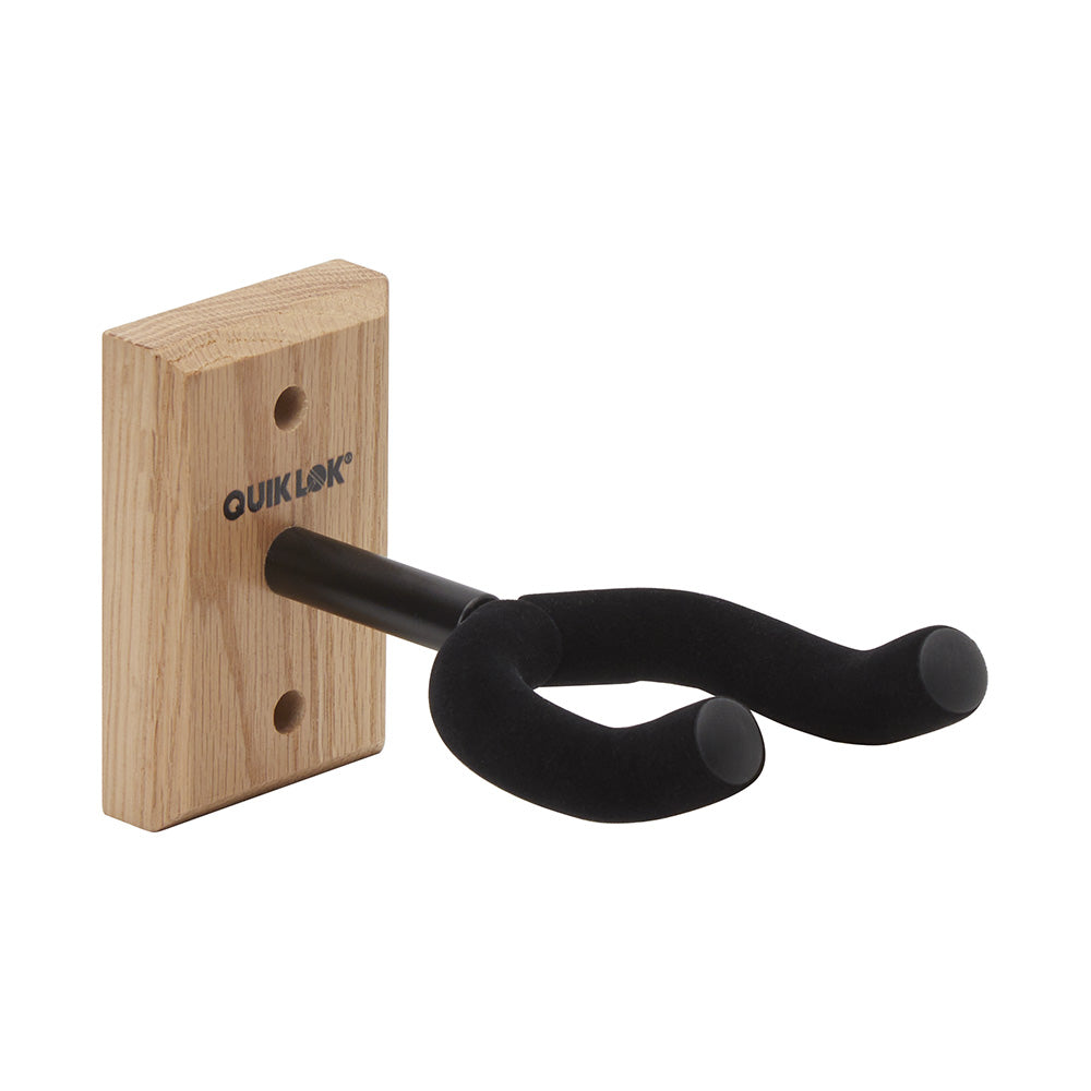 Quiklok Wall Mounted Guitar Hanger-Wood