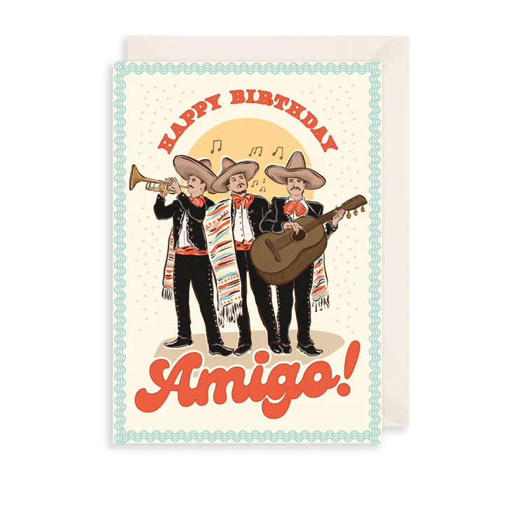 Happy Birthday Amigo Greetings Card