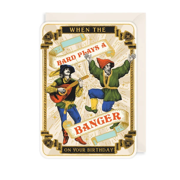 Bard Plays a Banger Birthday Card