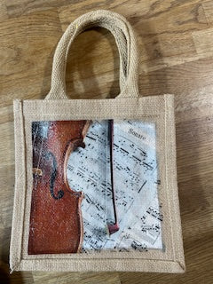 CraftyLu Handmade Jute Mini Shopper