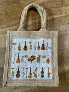CraftyLu Handmade Jute Mini Shopper