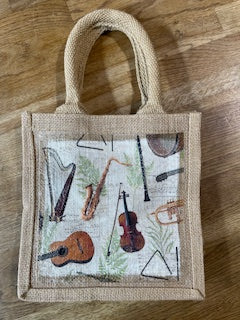 CraftyLu Handmade Jute Mini Shopper