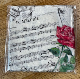 CraftyLu Hand Decorated Slate Coaster